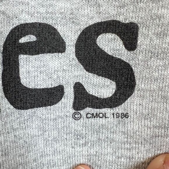 Vtg 80’s 1986 Original Les Miserables Broadway Mens XL Sweatshirt FOTL Gray - Picture 3 of 11